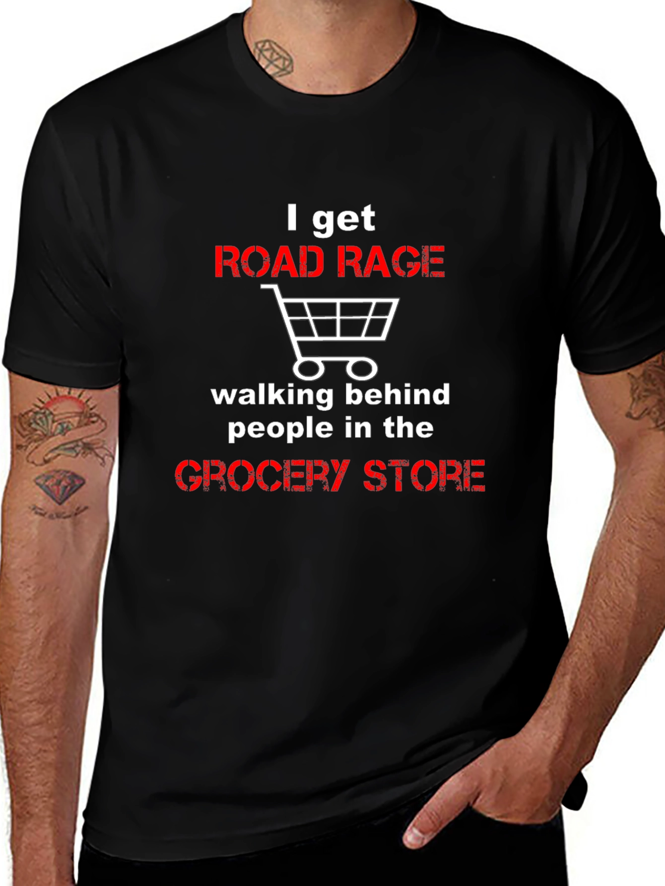 Road Rage Grocery Store Graphic Tee