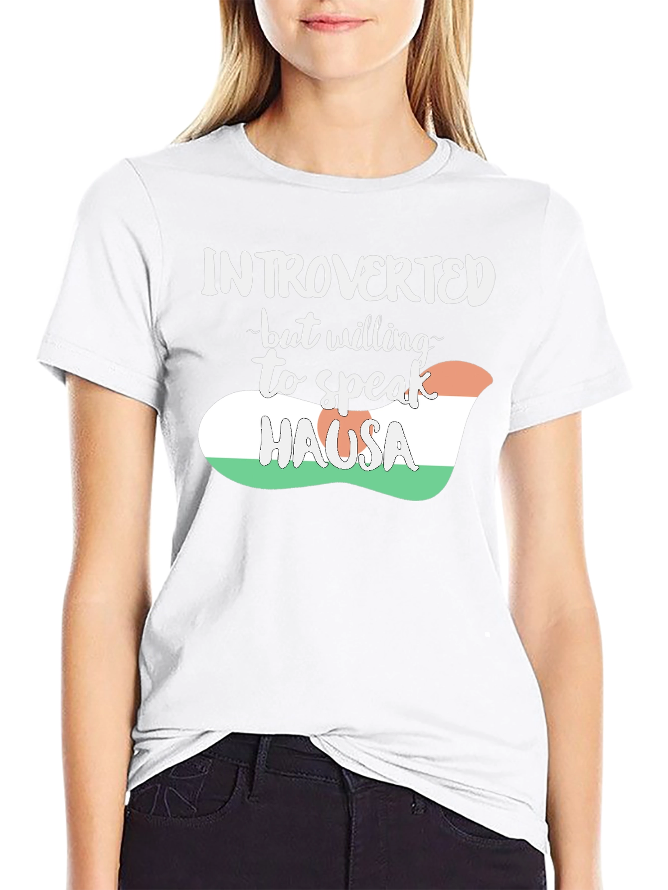 Introverted Hausa Speaker Graphic Tee