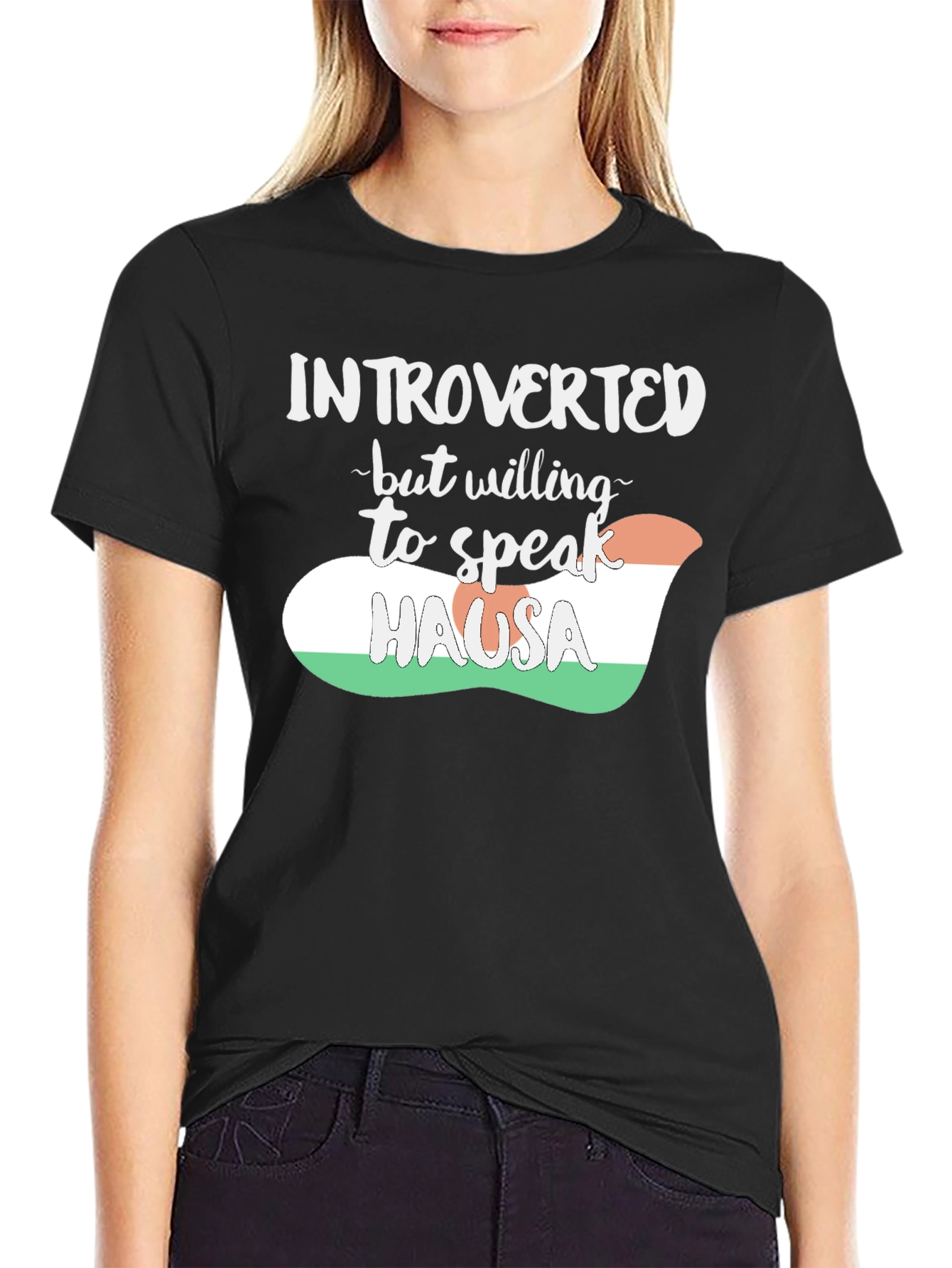 Introverted Hausa Speaker Graphic Tee