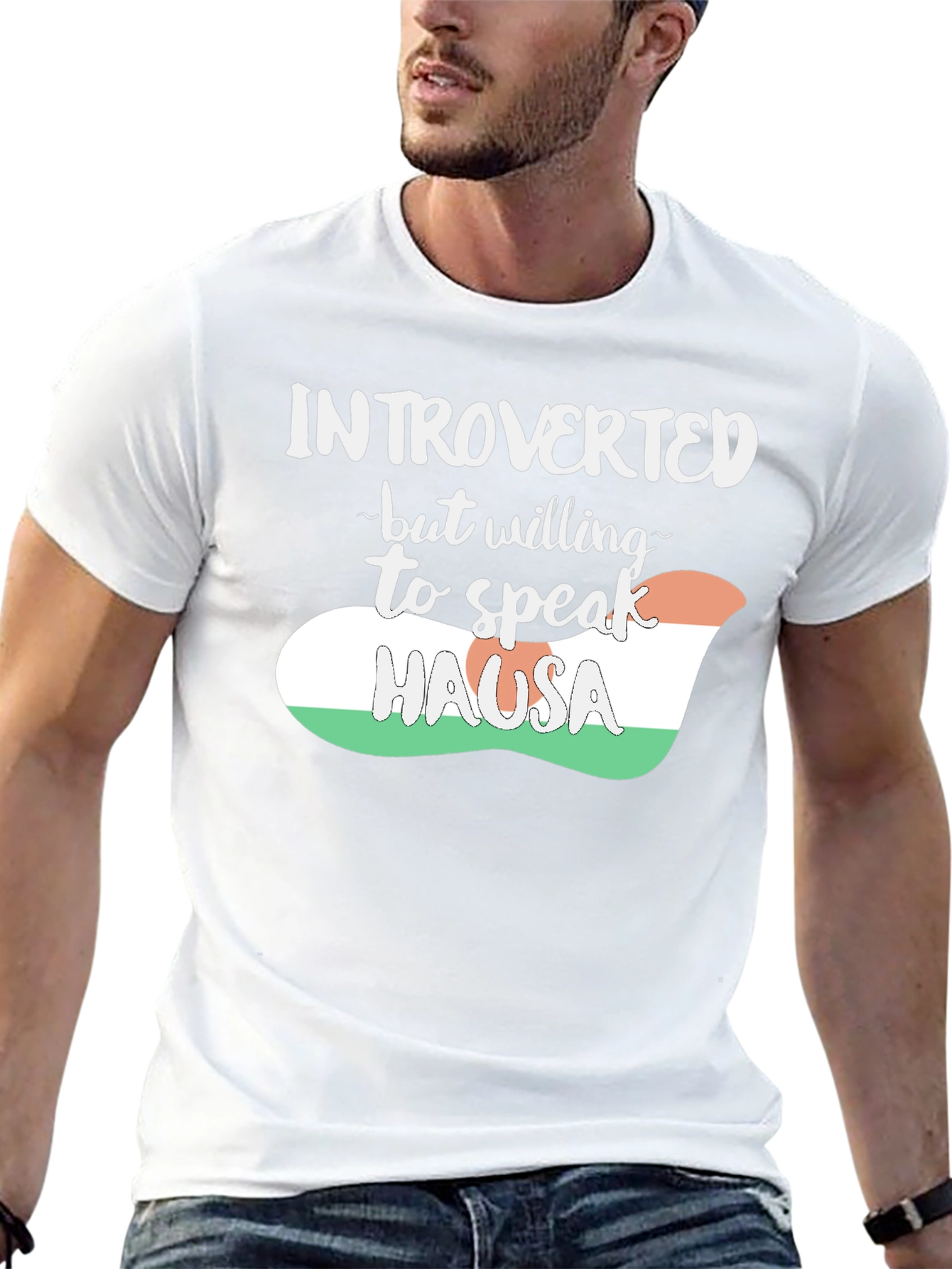 Introverted Hausa Speaker Graphic Tee