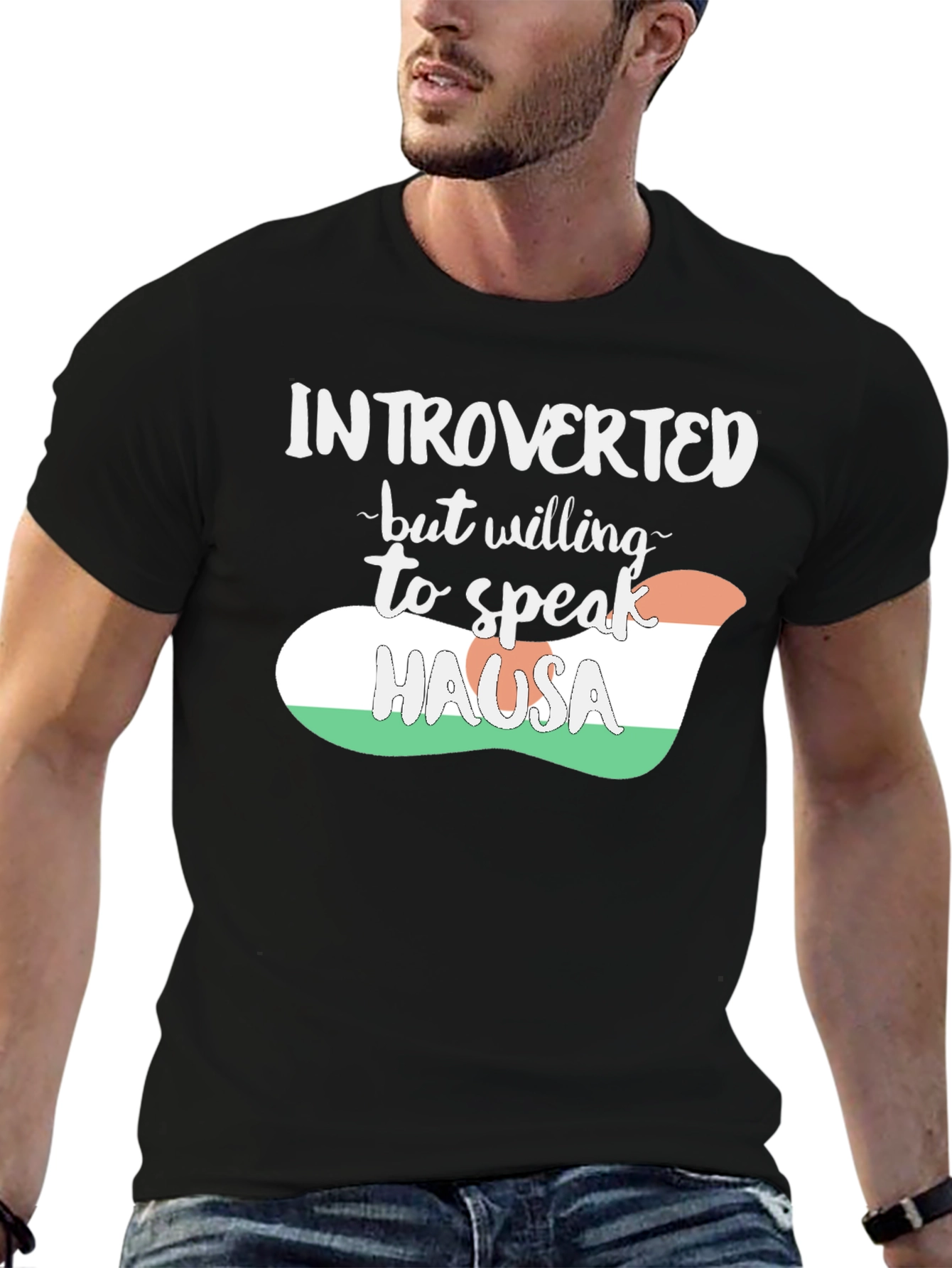 Introverted Hausa Speaker Graphic Tee