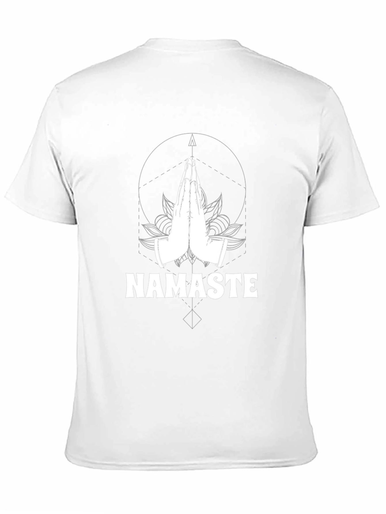 Namaste Hands Graphic T-Shirt - Spiritual Tee