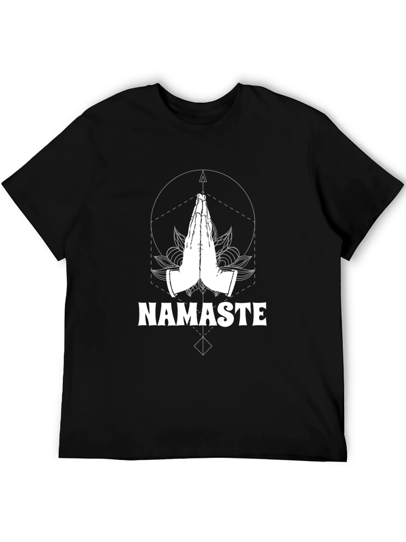 Namaste Hands Graphic T-Shirt - Spiritual Tee
