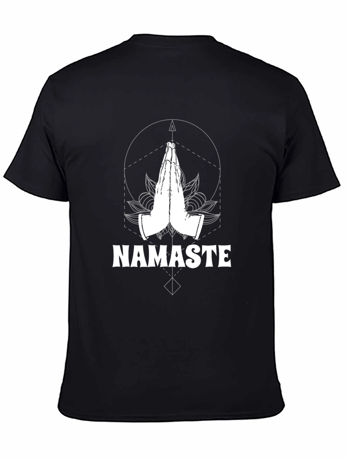 Namaste Hands Graphic T-Shirt - Spiritual Tee