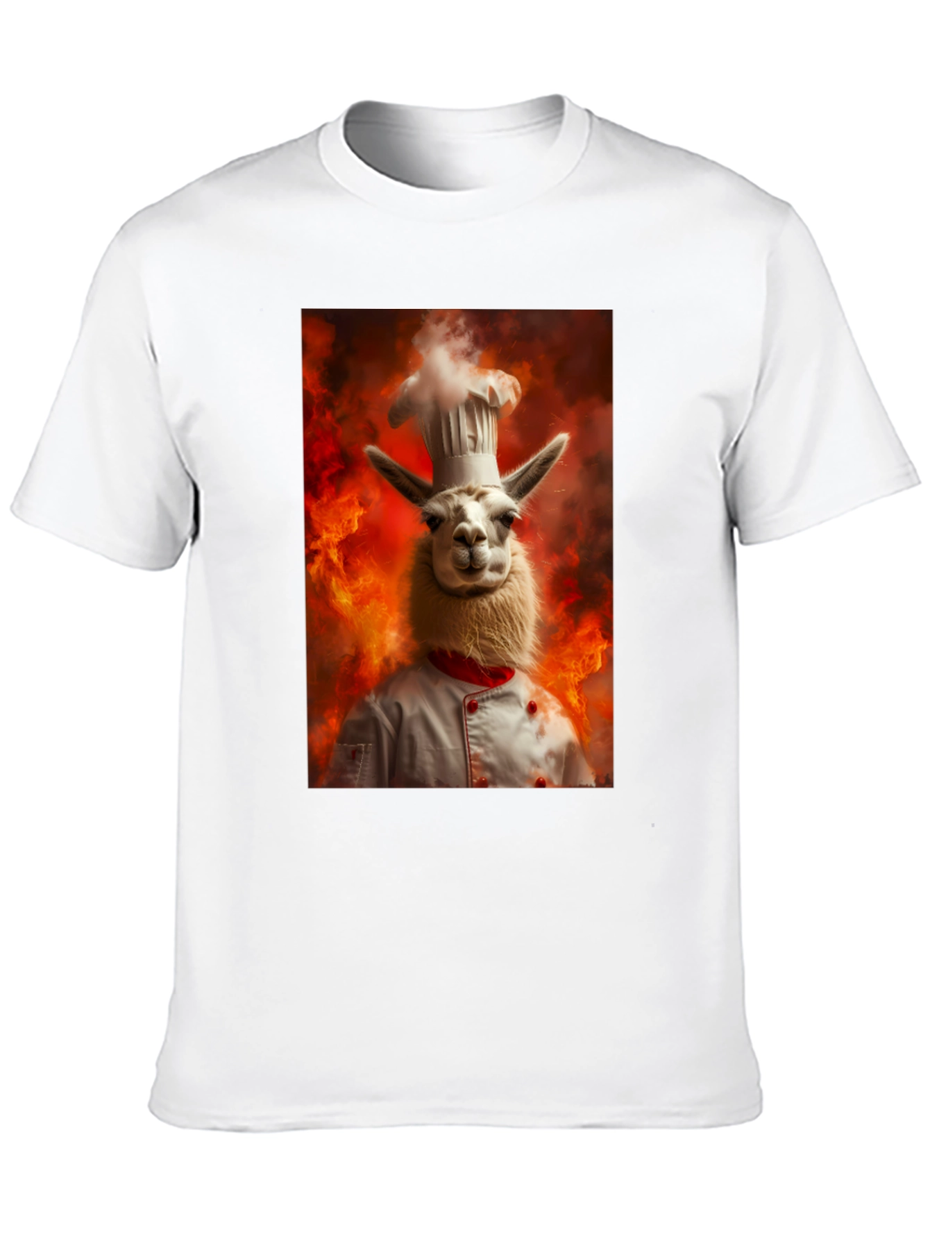 Chef Llama T-Shirt - Culinary Humor Apparel