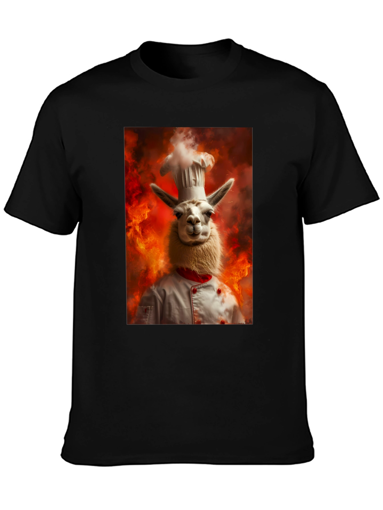 Chef Llama T-Shirt - Culinary Humor Apparel