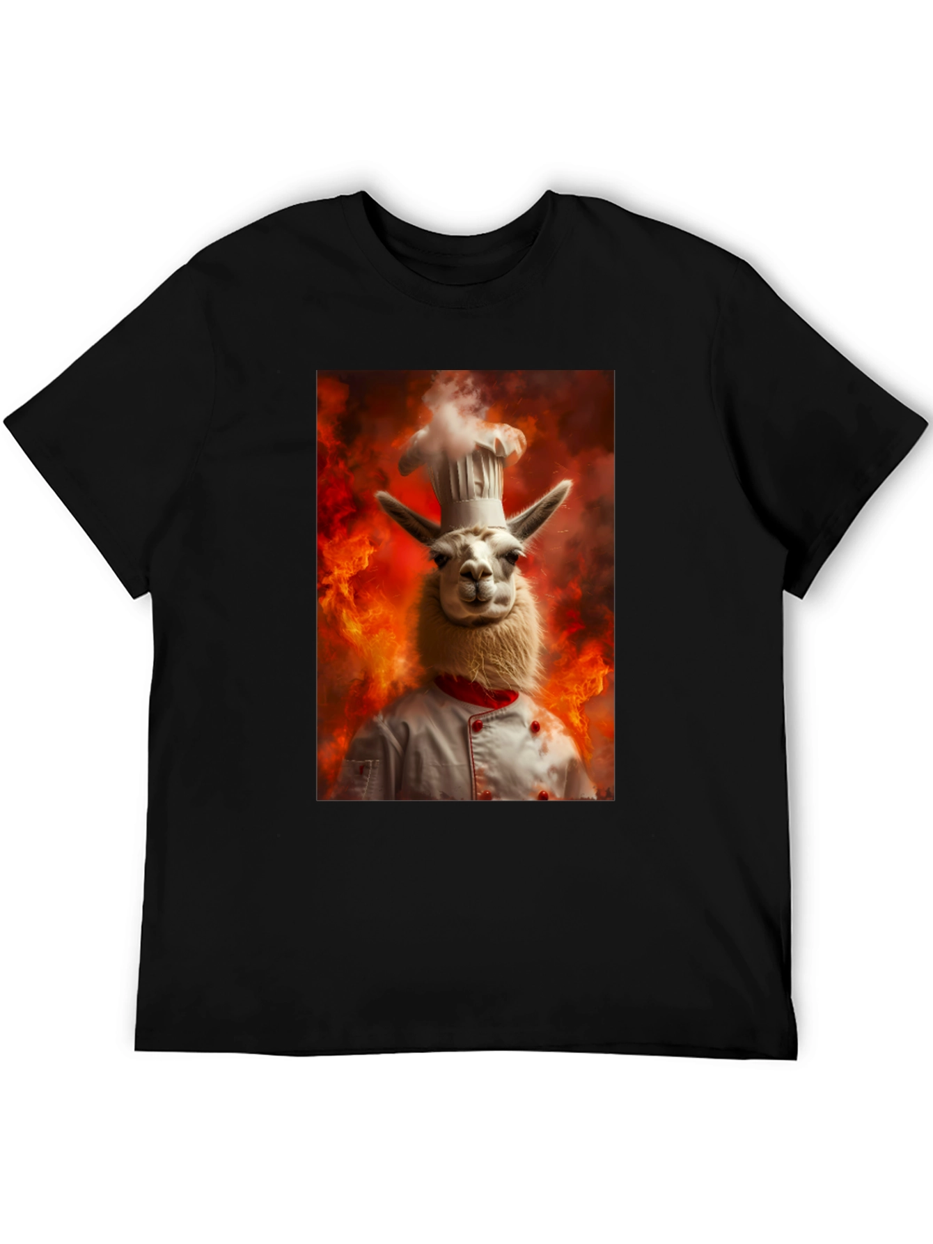 Chef Llama T-Shirt - Culinary Humor Apparel