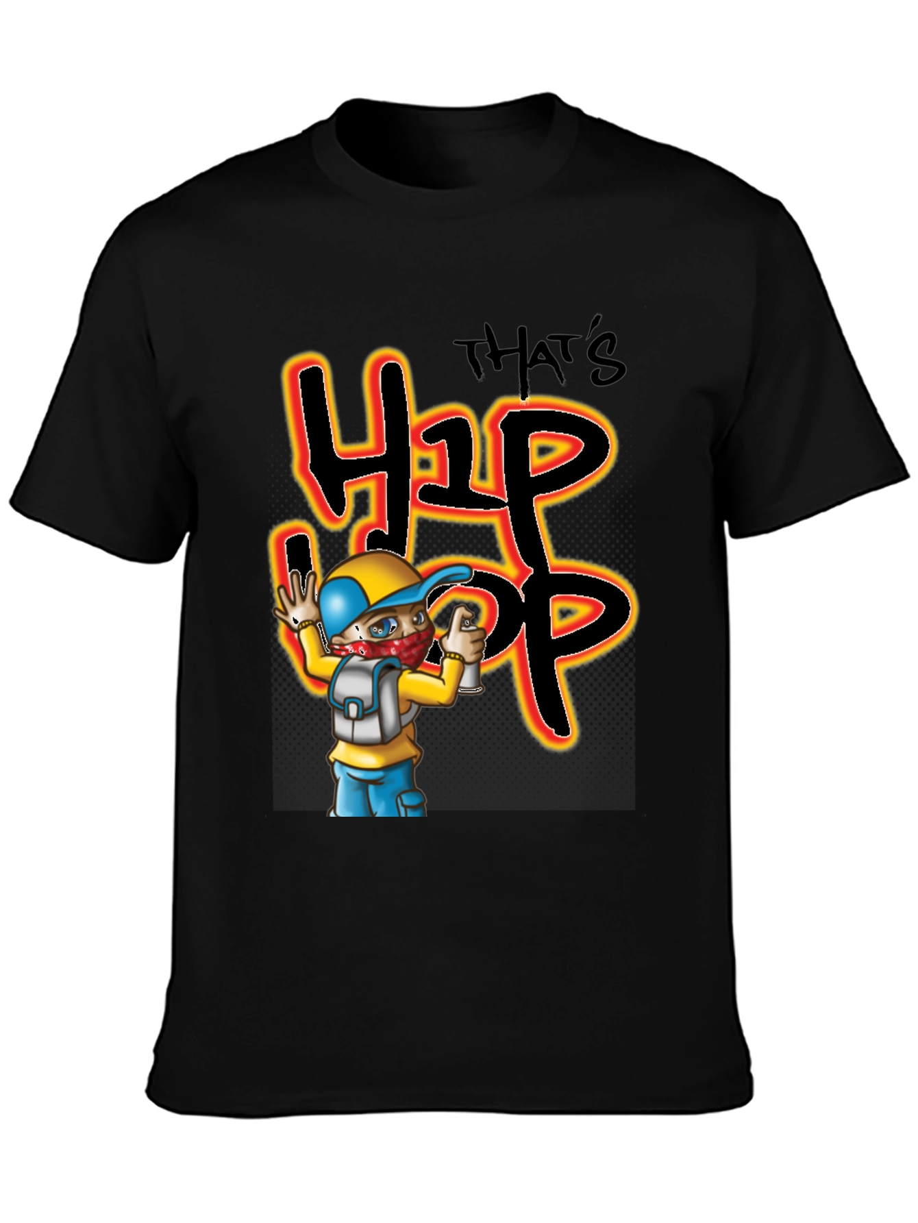 Thats Hip Hop Black Graphic Tee