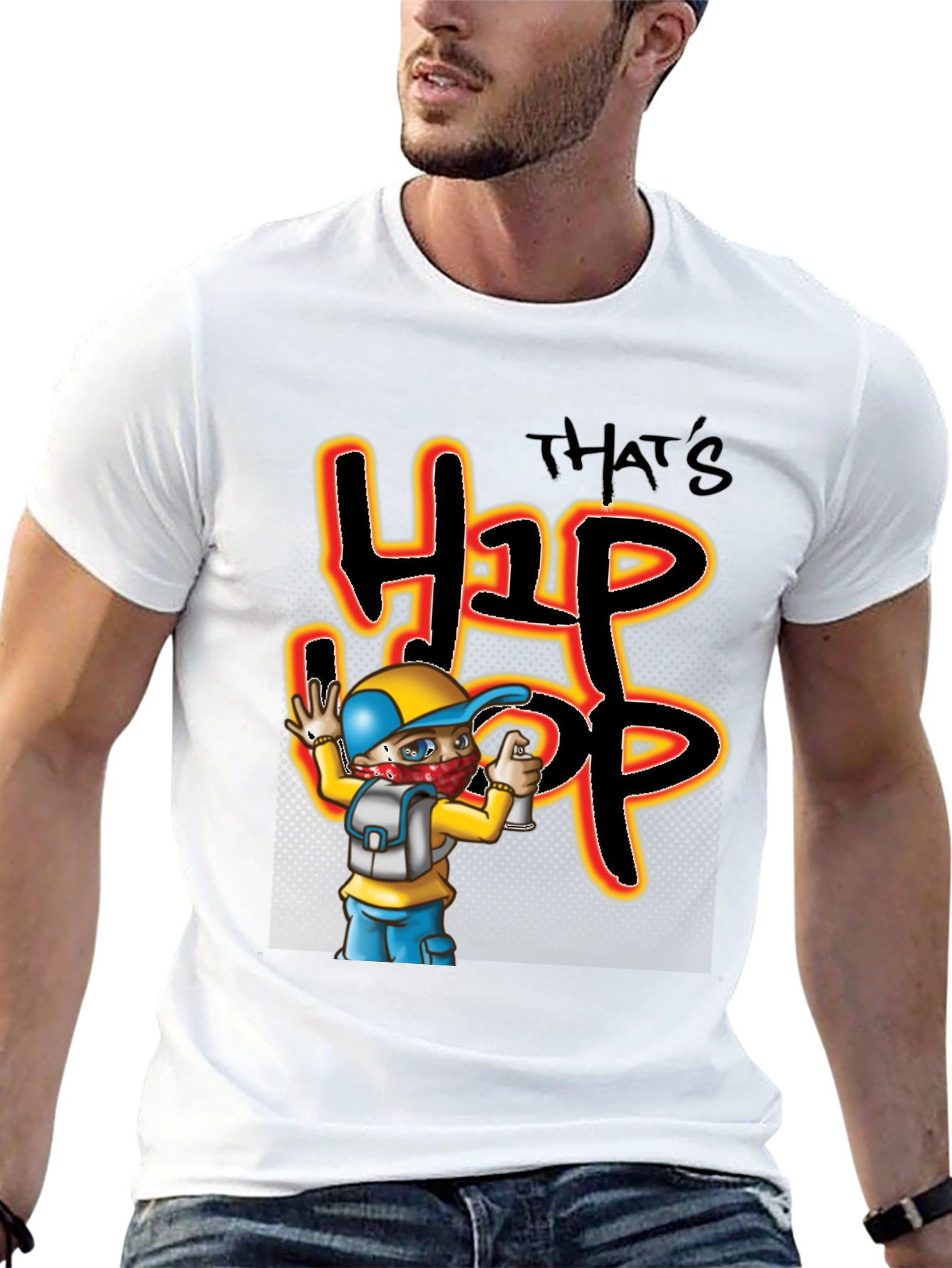 Thats Hip Hop Black Graphic Tee