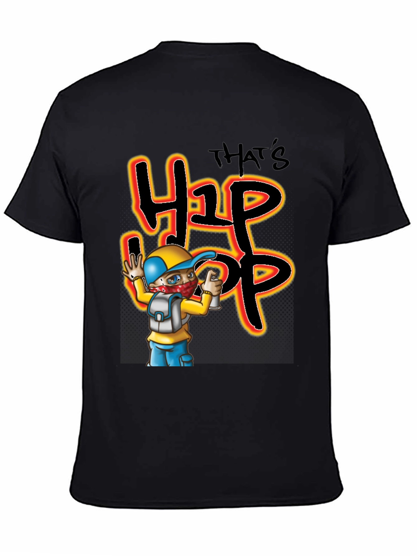 Thats Hip Hop Black Graphic Tee