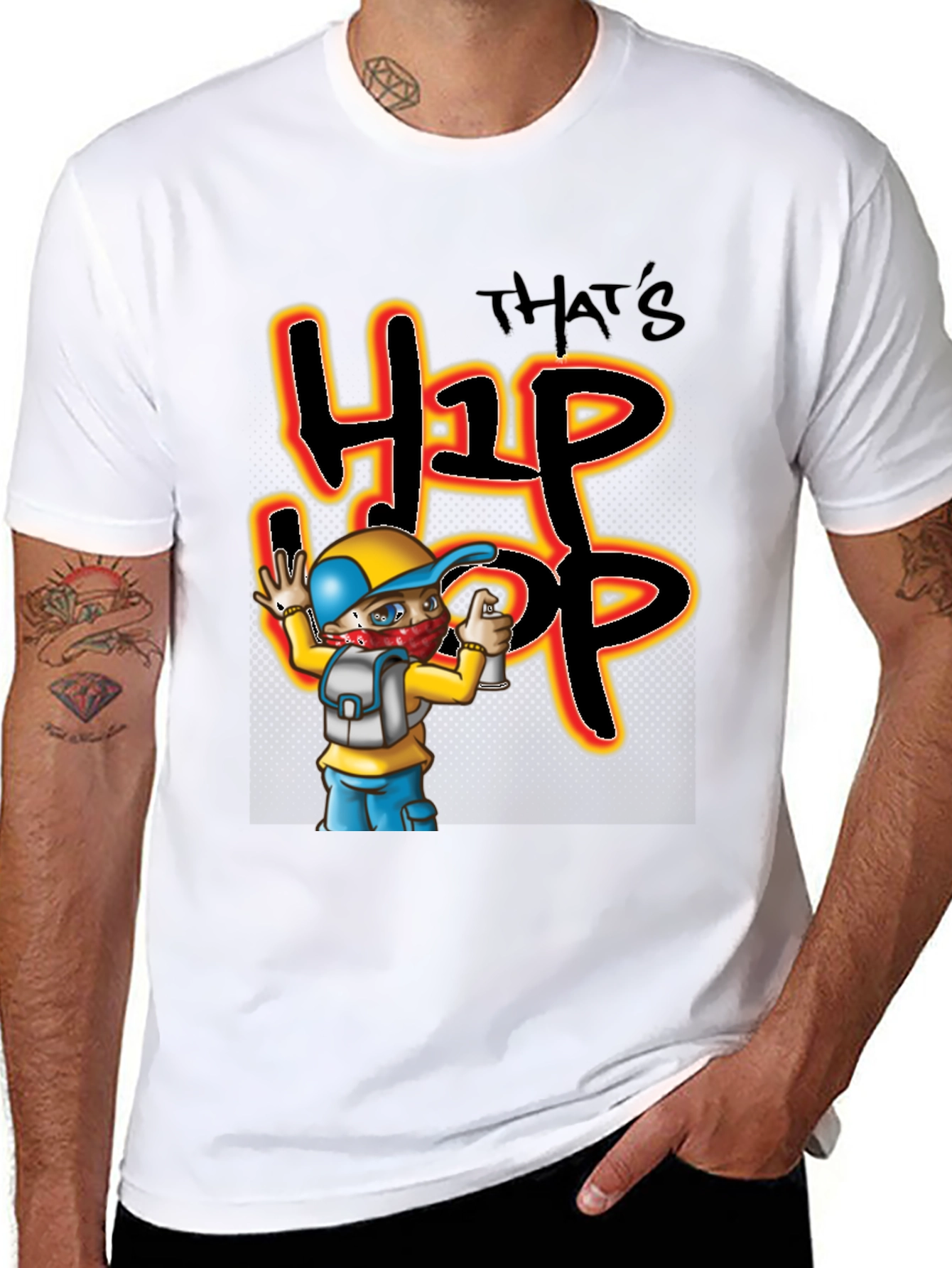 Thats Hip Hop Black Graphic Tee