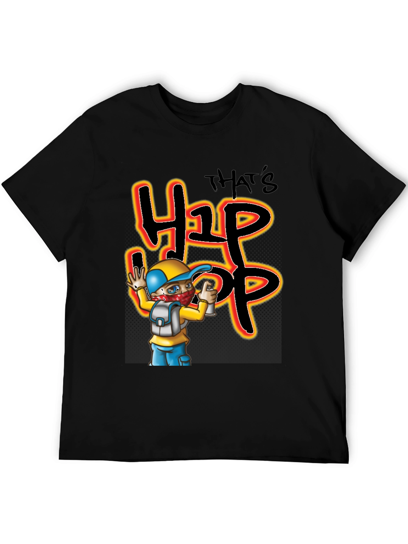 Thats Hip Hop Black Graphic Tee