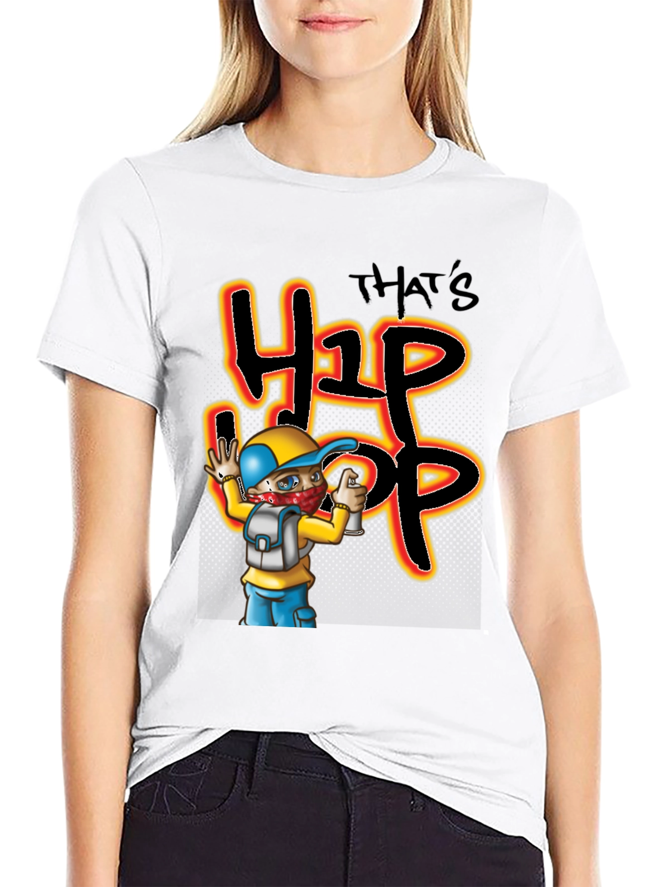 Thats Hip Hop Black Graphic Tee