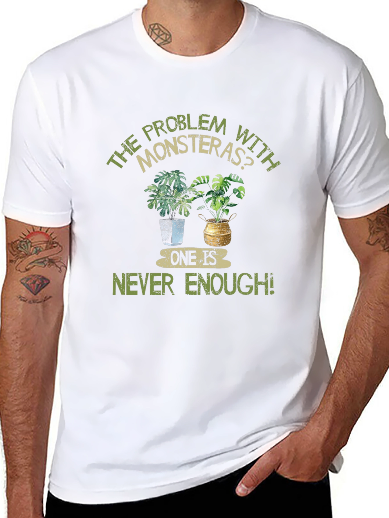 Monstera Plant Lover T-Shirt - Never Enough!