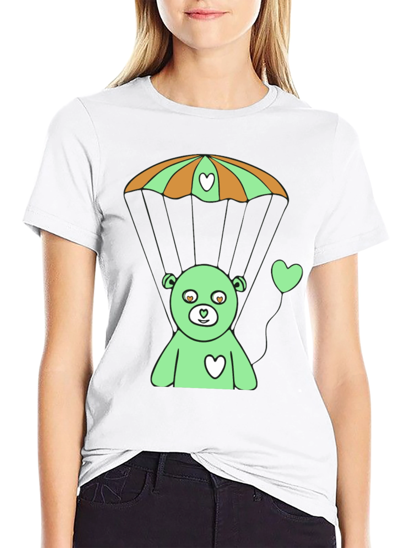 Cute Bear Parachute T-Shirt
