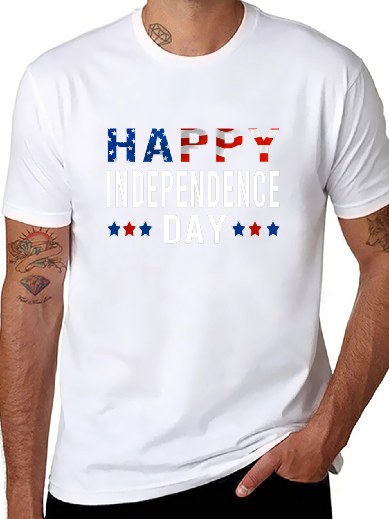 Happy Independence Day Graphic T-Shirt
