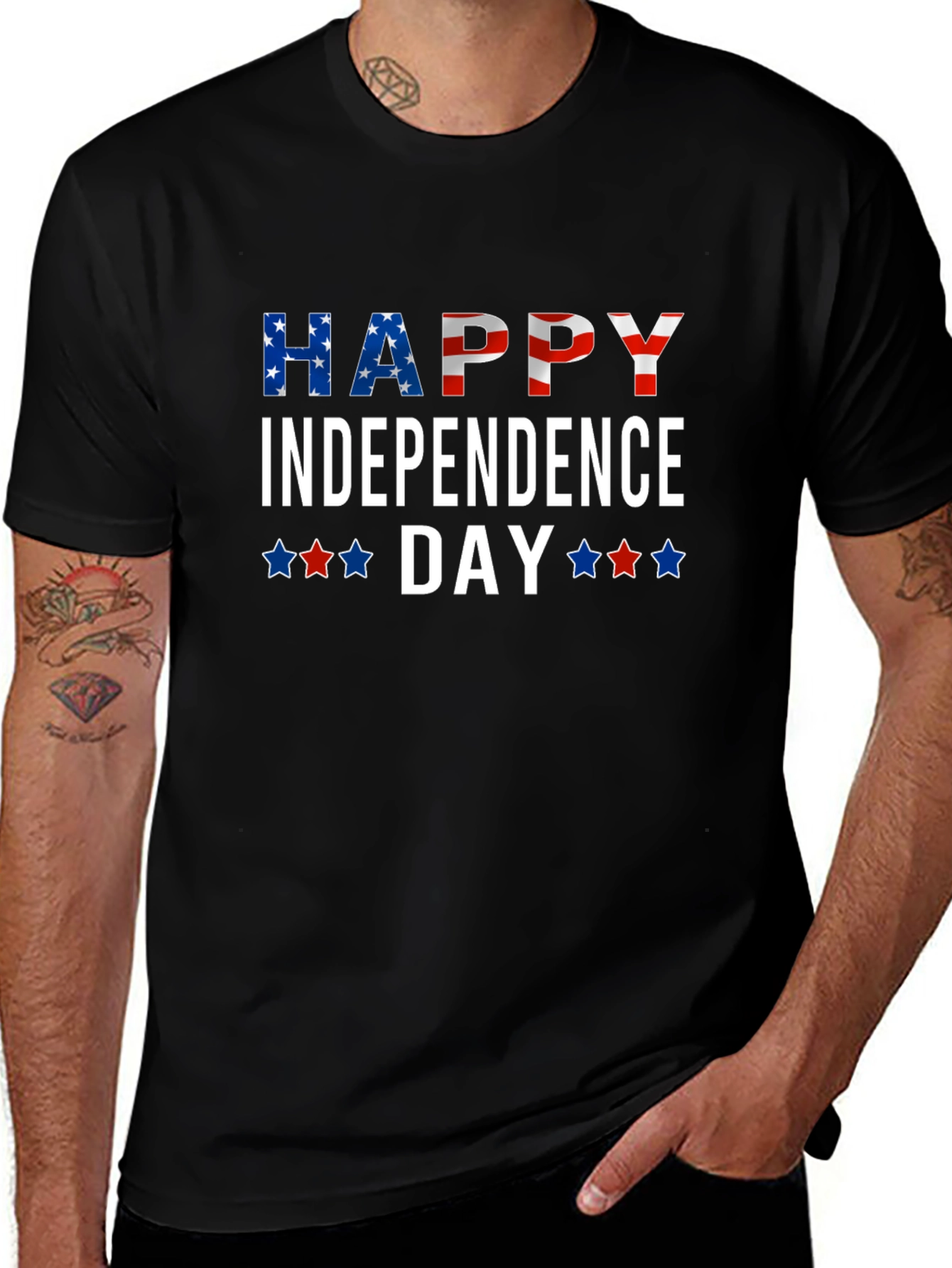 Happy Independence Day Graphic T-Shirt