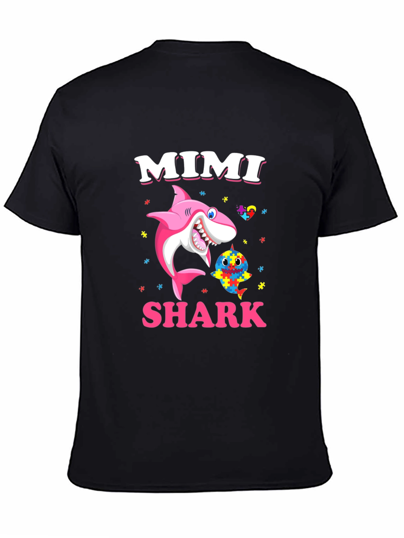 Mimi Shark Autism Awareness T-Shirt