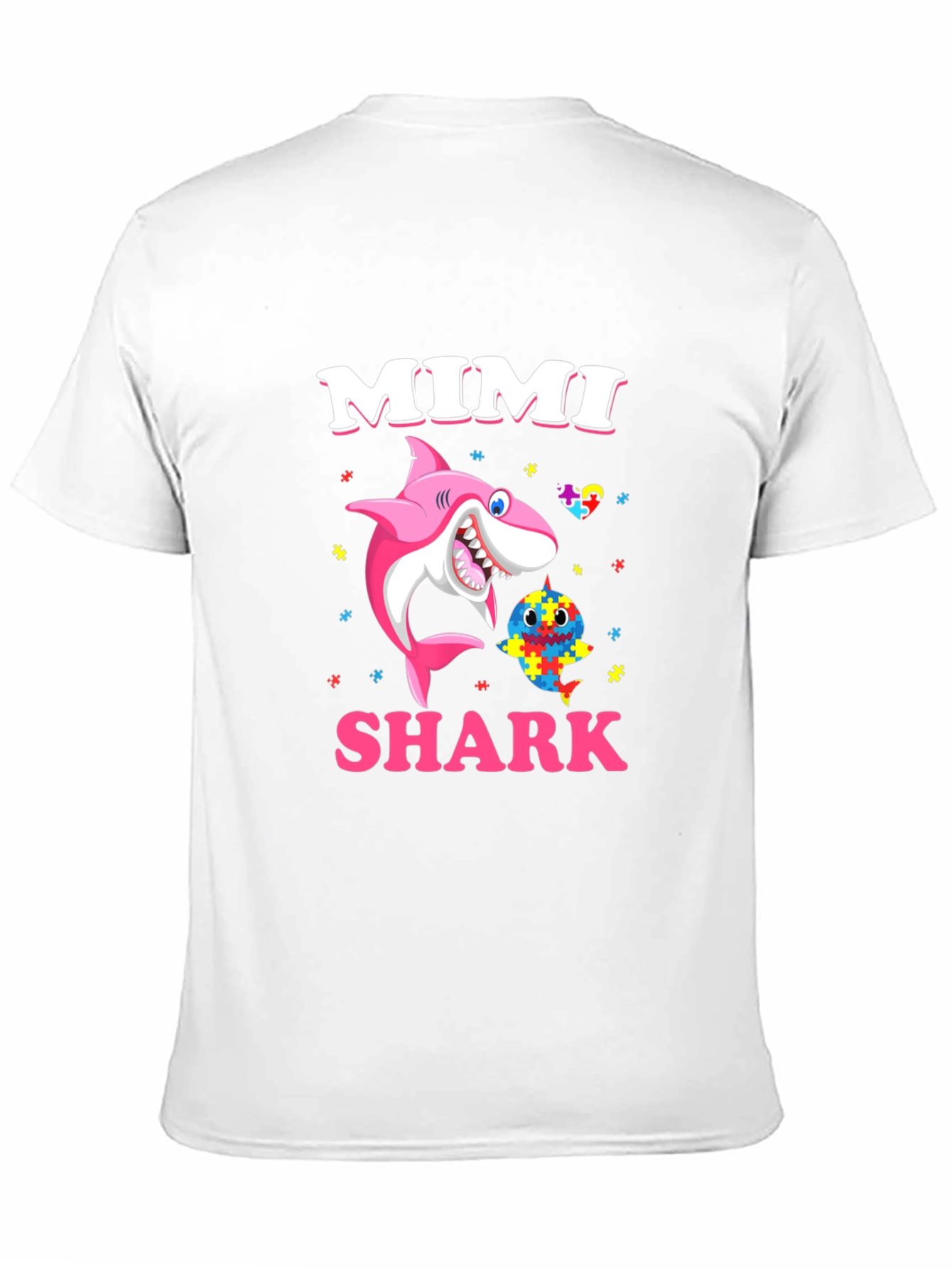 Mimi Shark Autism Awareness T-Shirt