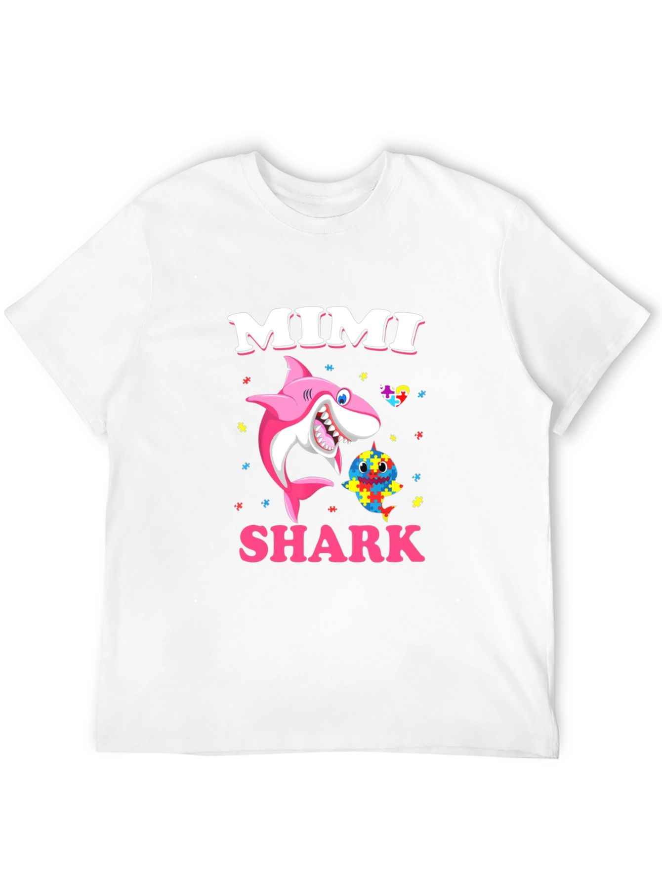 Mimi Shark Autism Awareness T-Shirt