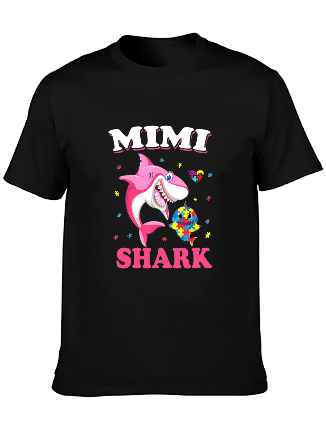 Mimi Shark Autism Awareness T-Shirt