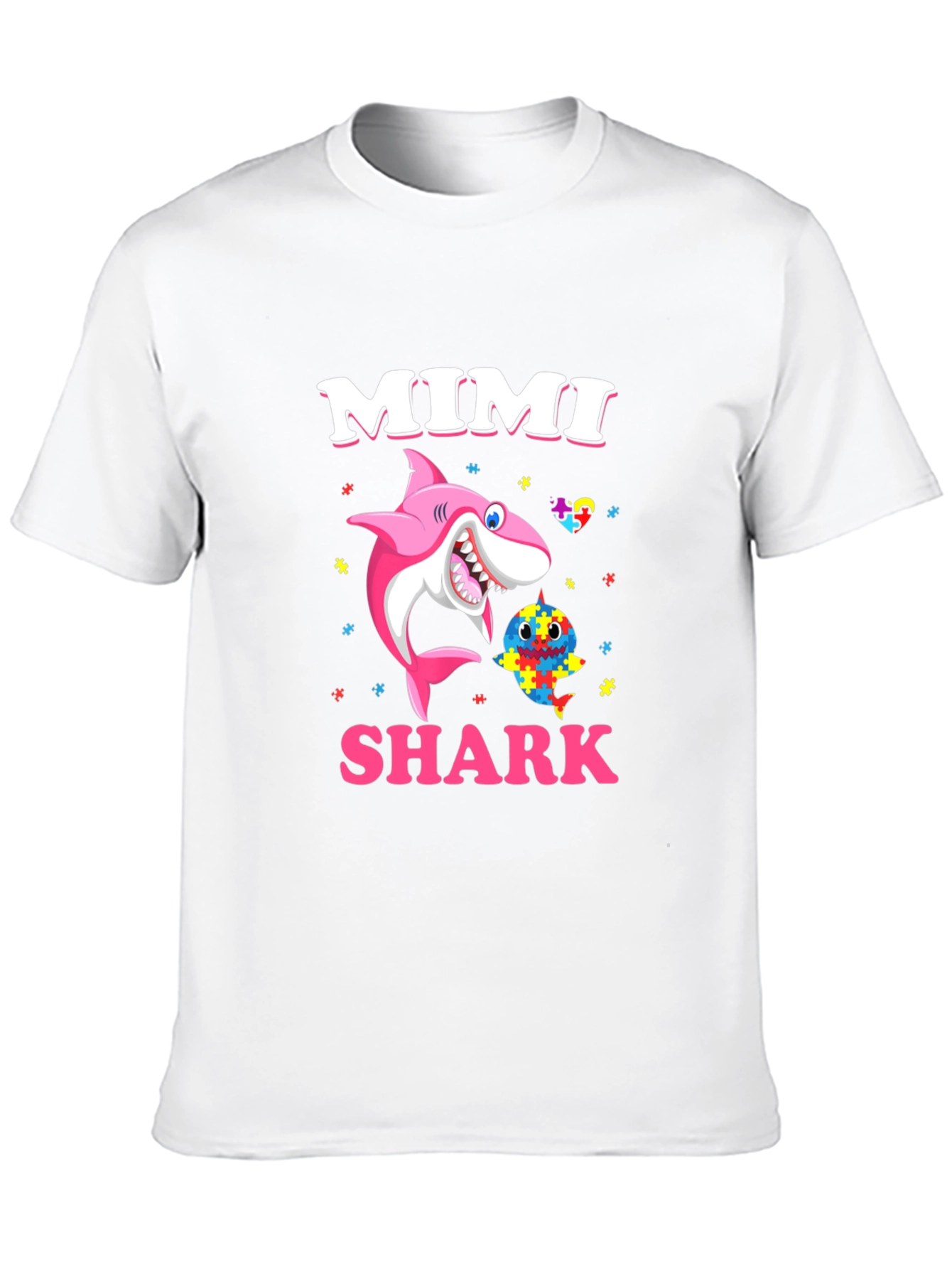 Mimi Shark Autism Awareness T-Shirt