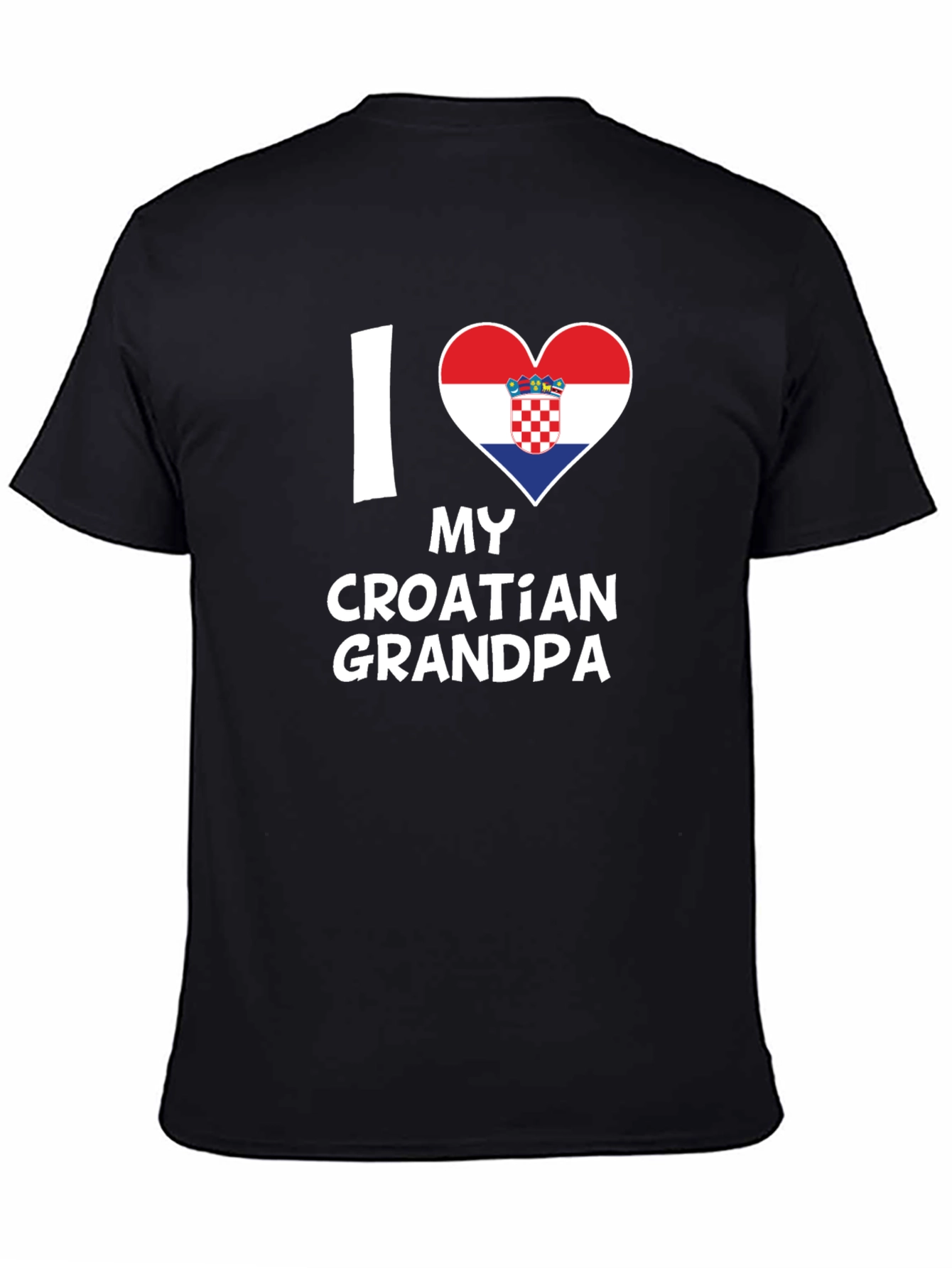 I Heart My Croatian Grandpa - Novelty T-Shirt
