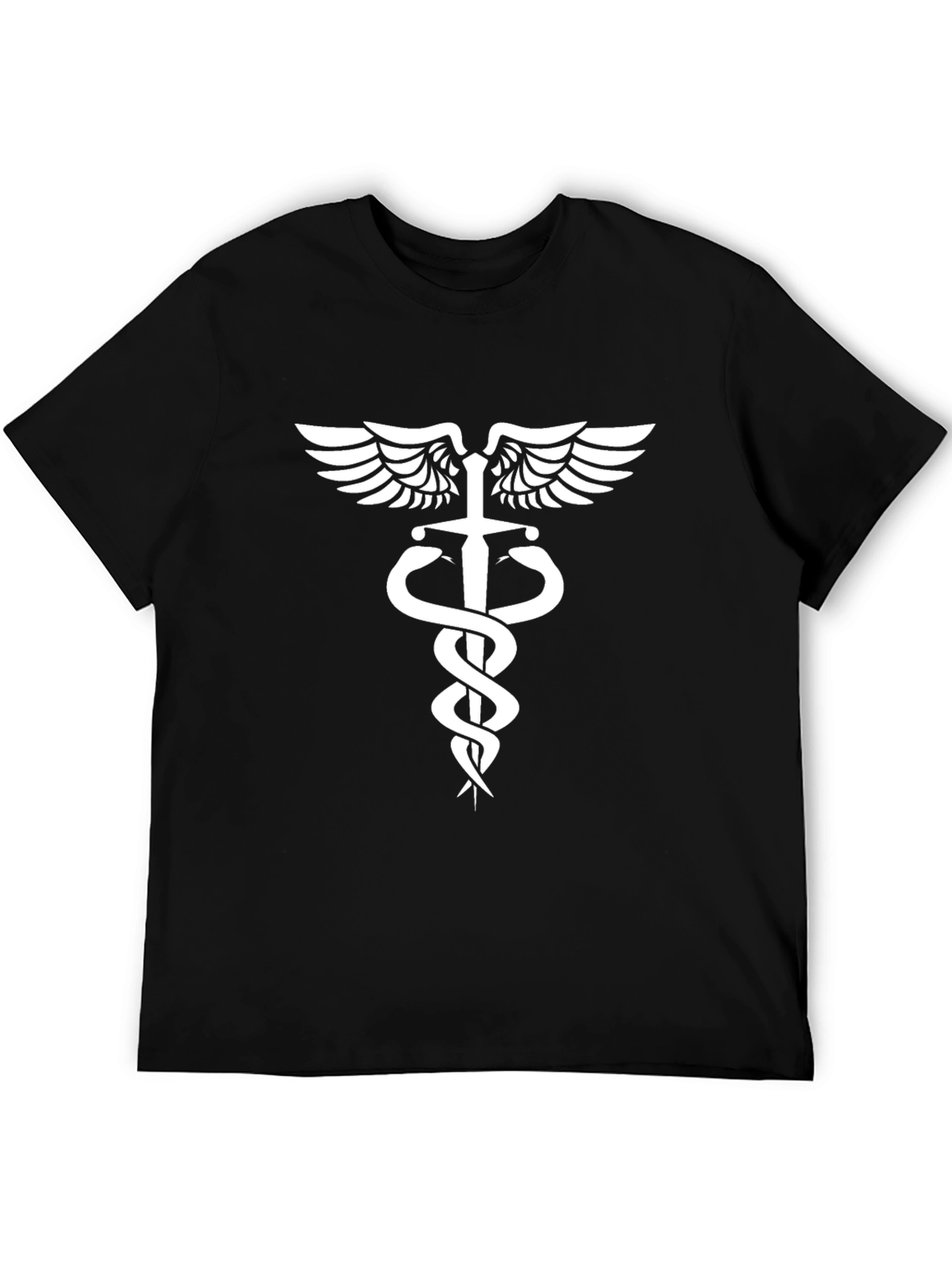 Caduceus Symbol T-Shirt - Medical Staff Tee