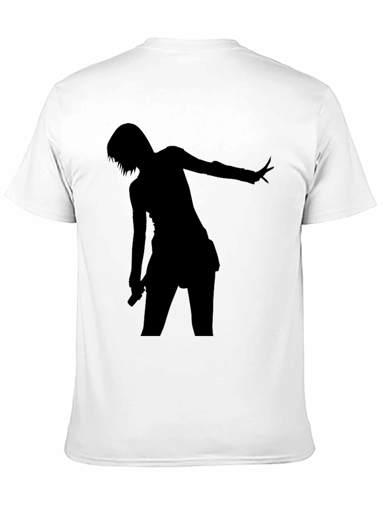 Silhouette Graphic Tee - Black Cotton Comfort Fit