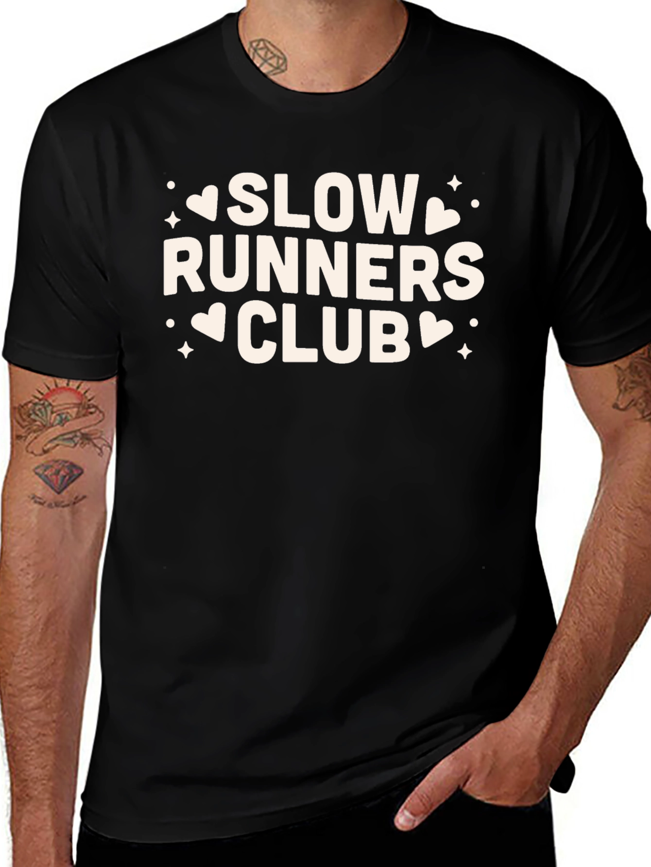 Slow Runners Club T-Shirt - Casual Comfort