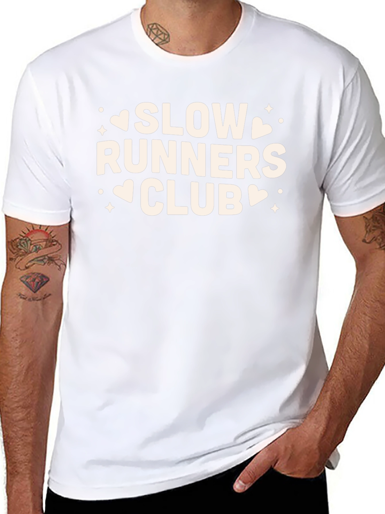 Slow Runners Club T-Shirt - Casual Comfort