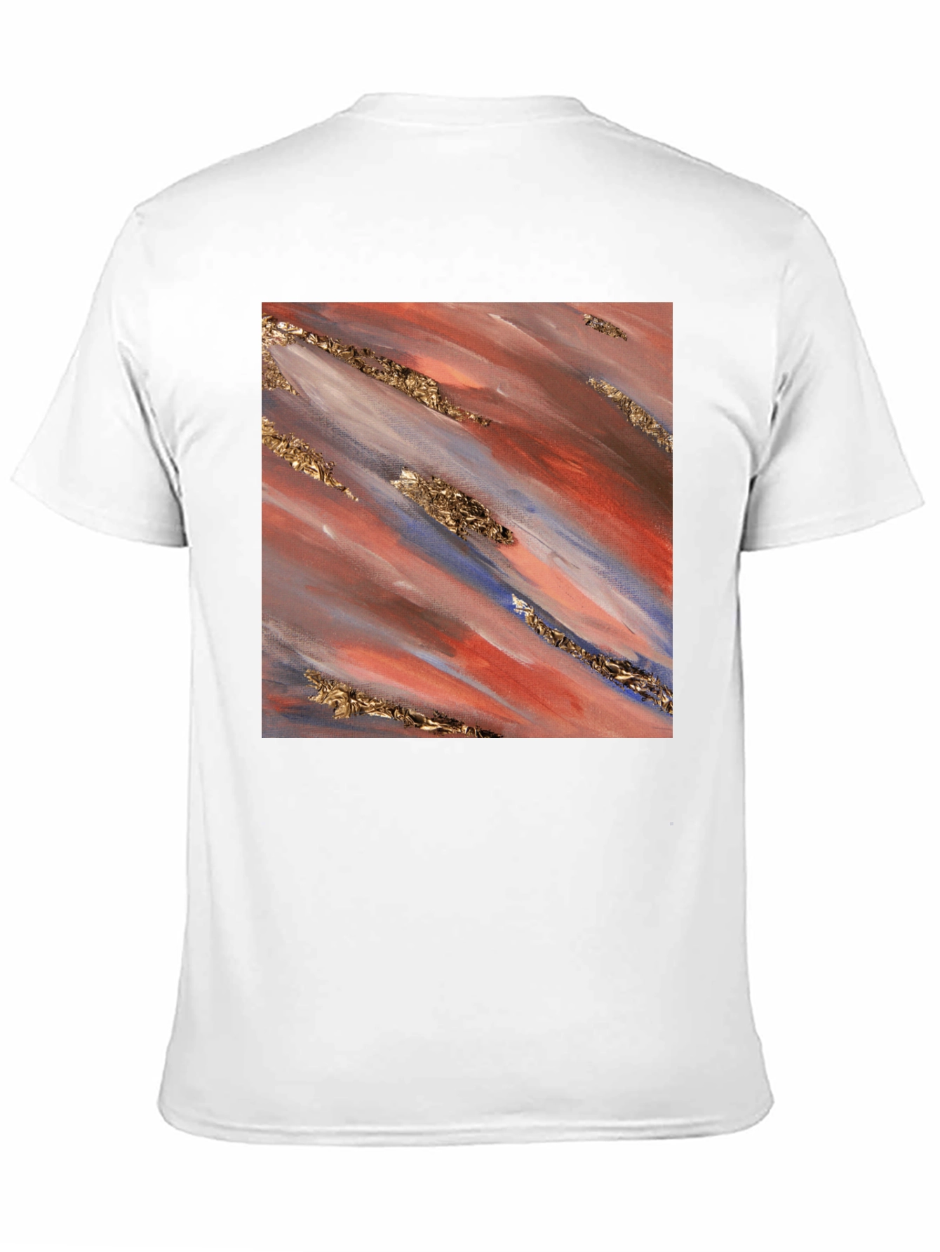 Abstract Art Mens Black T-Shirt