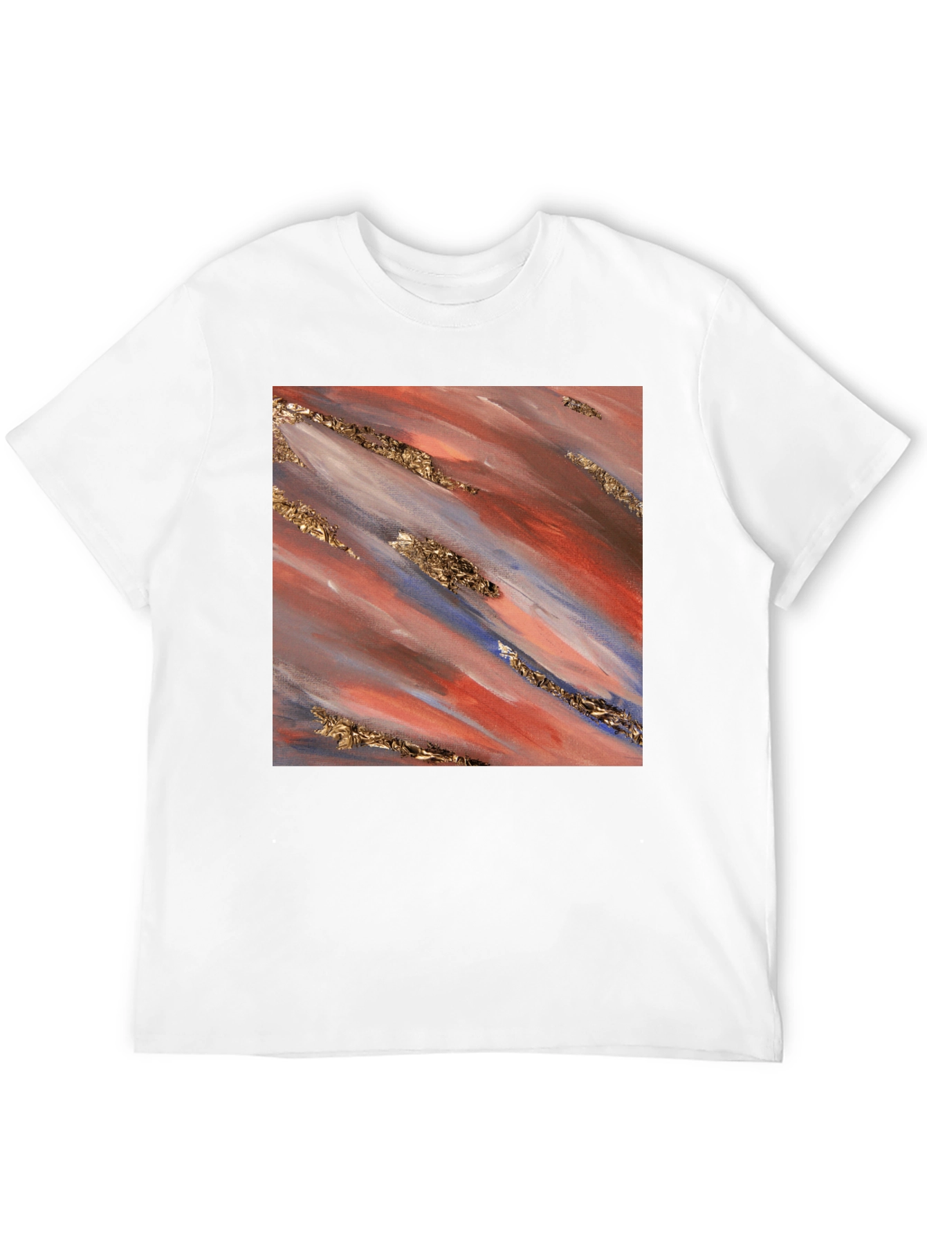 Abstract Art Mens Black T-Shirt
