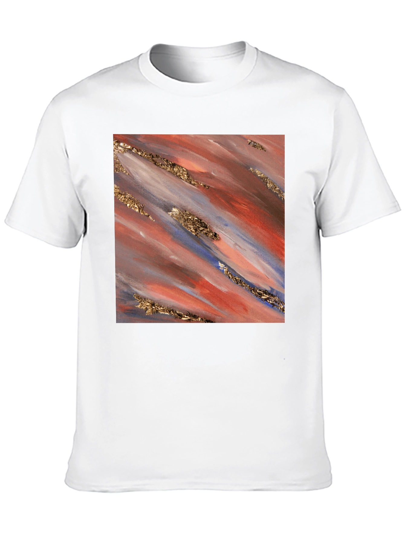 Abstract Art Mens Black T-Shirt