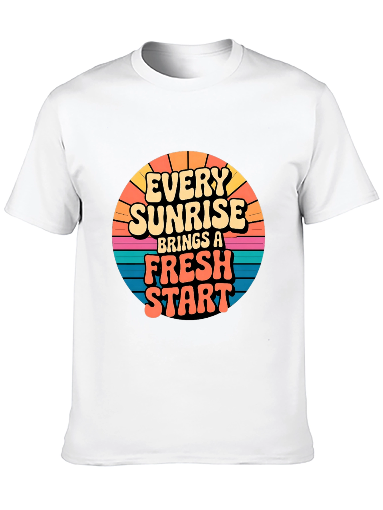 Sunrise Fresh Start Graphic Tee - Black
