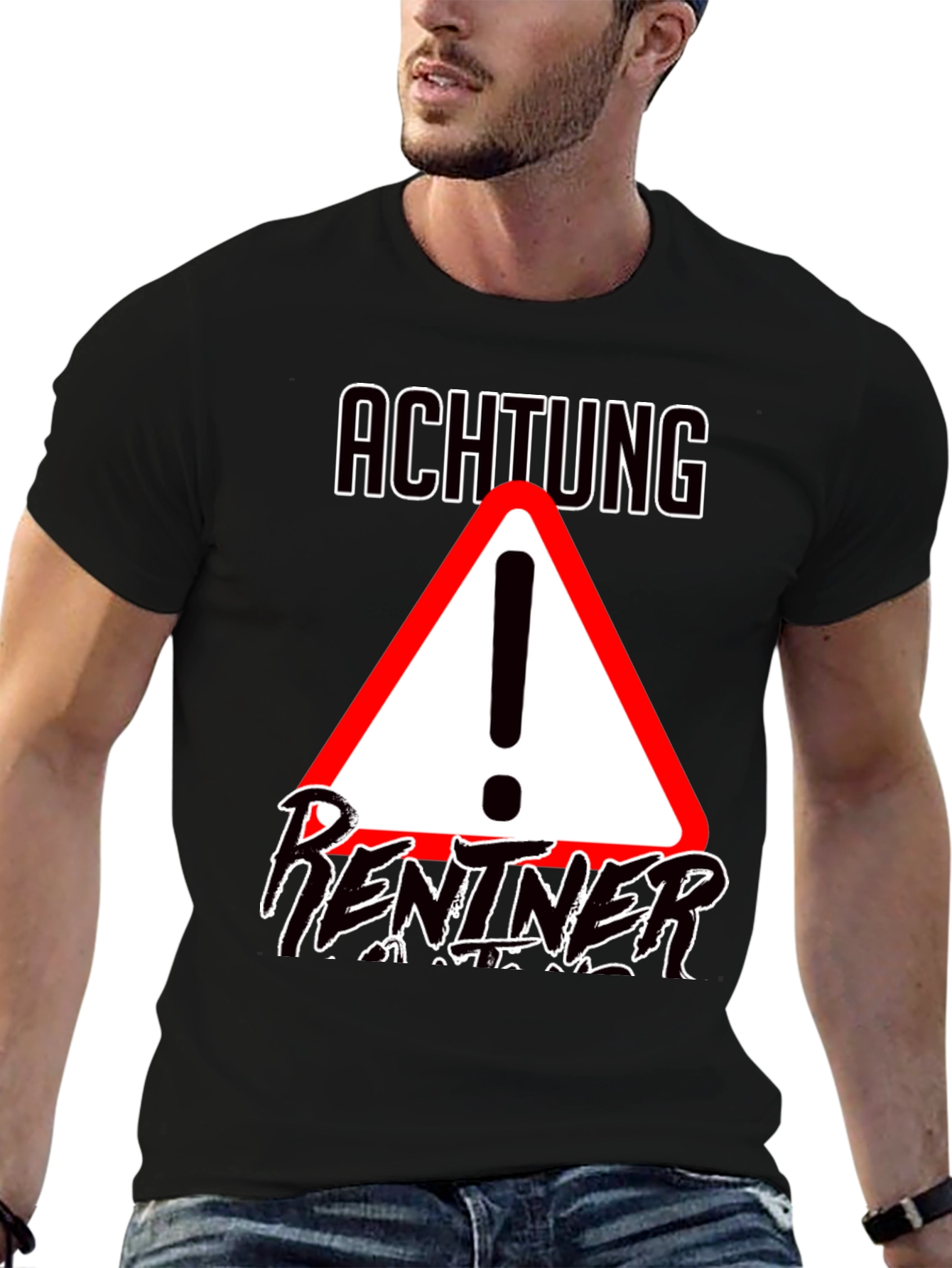 Achtung Rentner T-Shirt - Funny Retirement Gift Idea