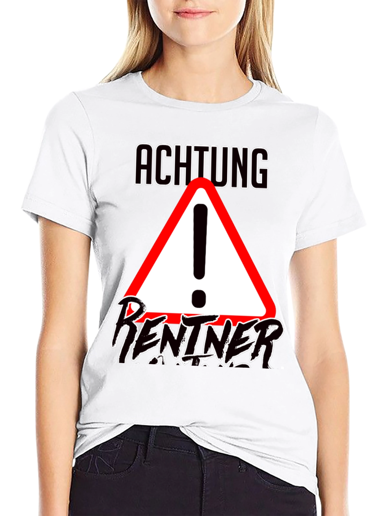 Achtung Rentner T-Shirt - Funny Retirement Gift Idea