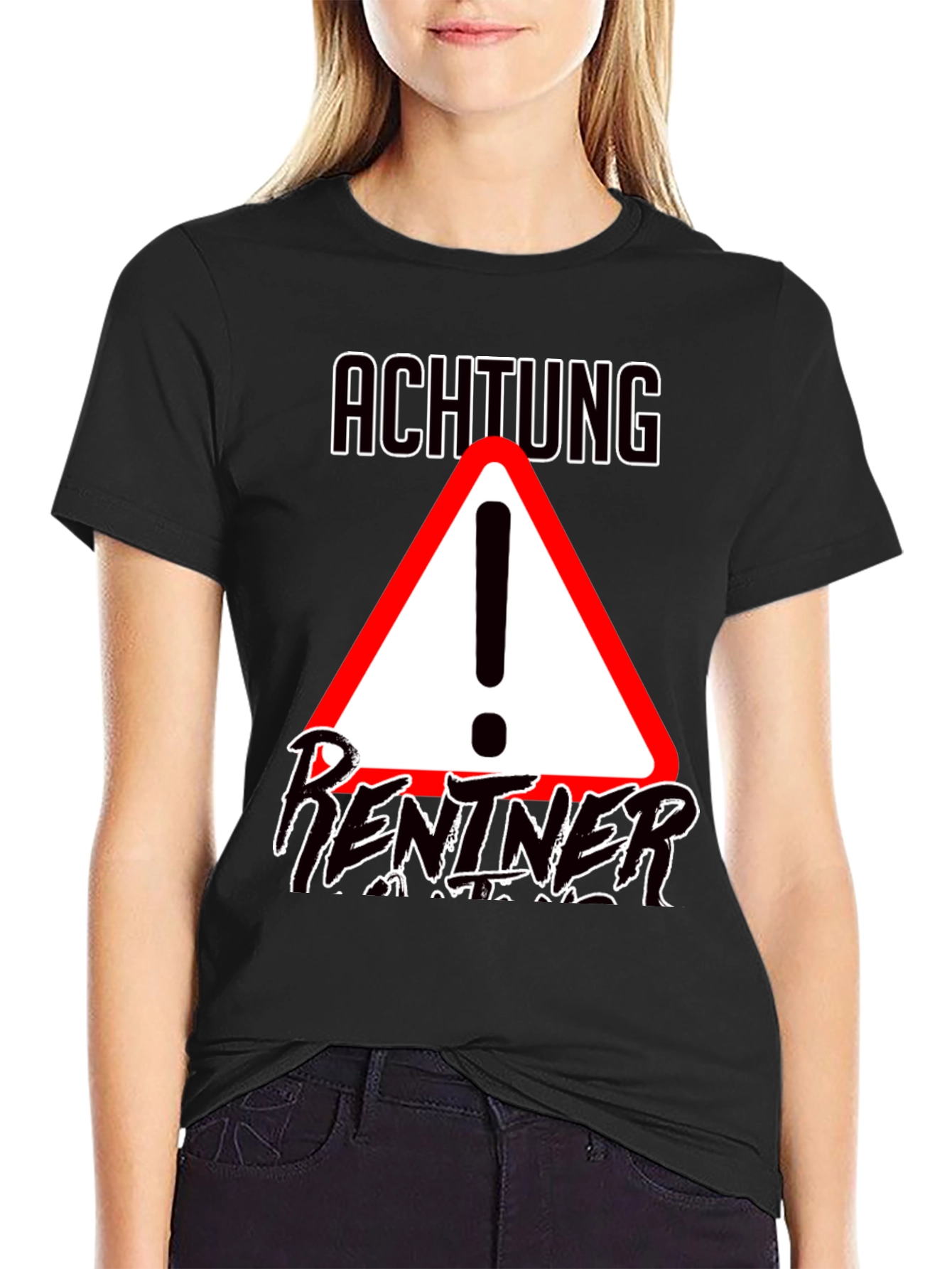 Achtung Rentner T-Shirt - Funny Retirement Gift Idea