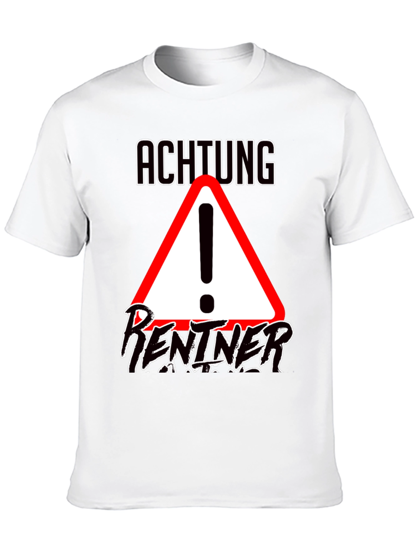 Achtung Rentner T-Shirt - Funny Retirement Gift Idea