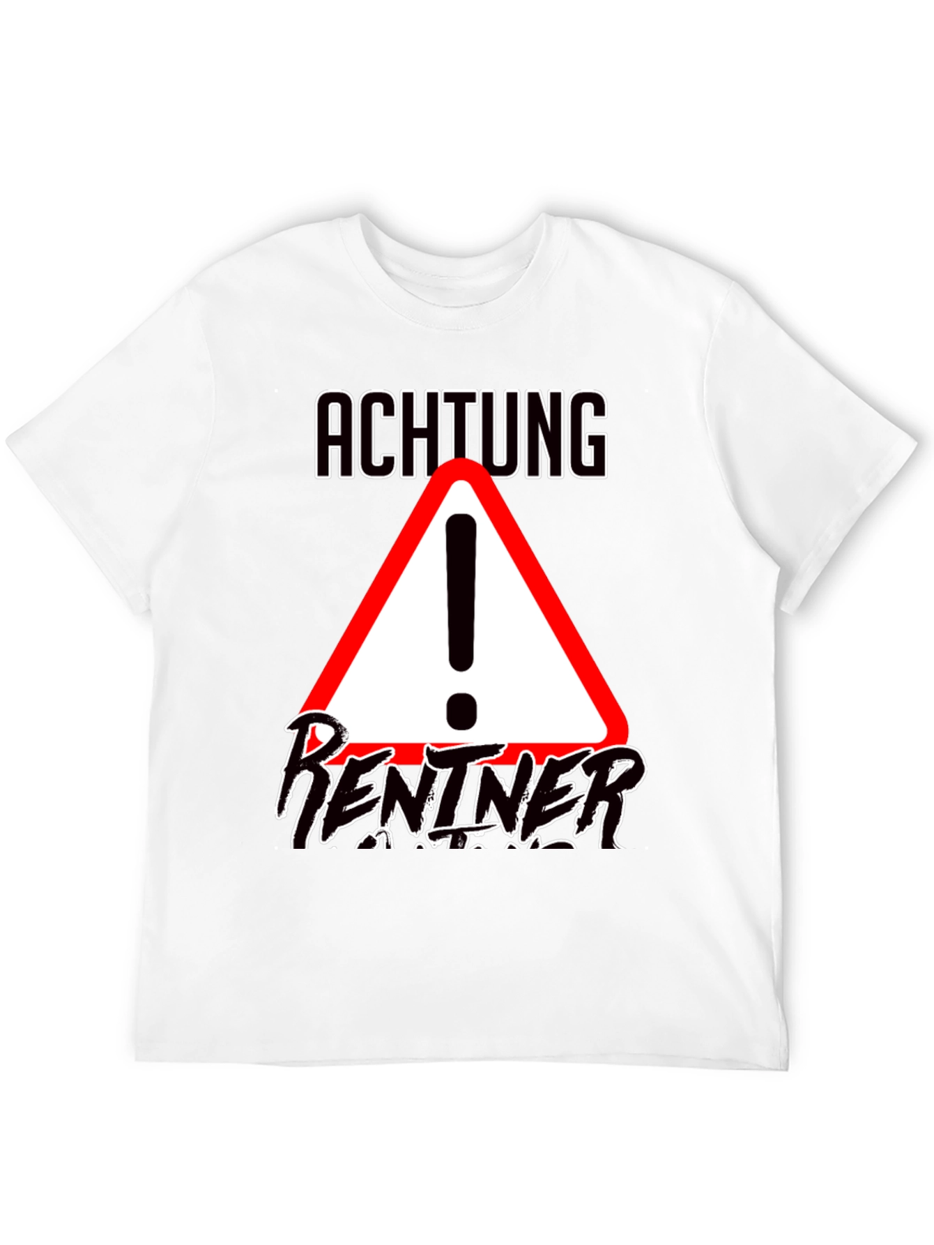 Achtung Rentner T-Shirt - Funny Retirement Gift Idea