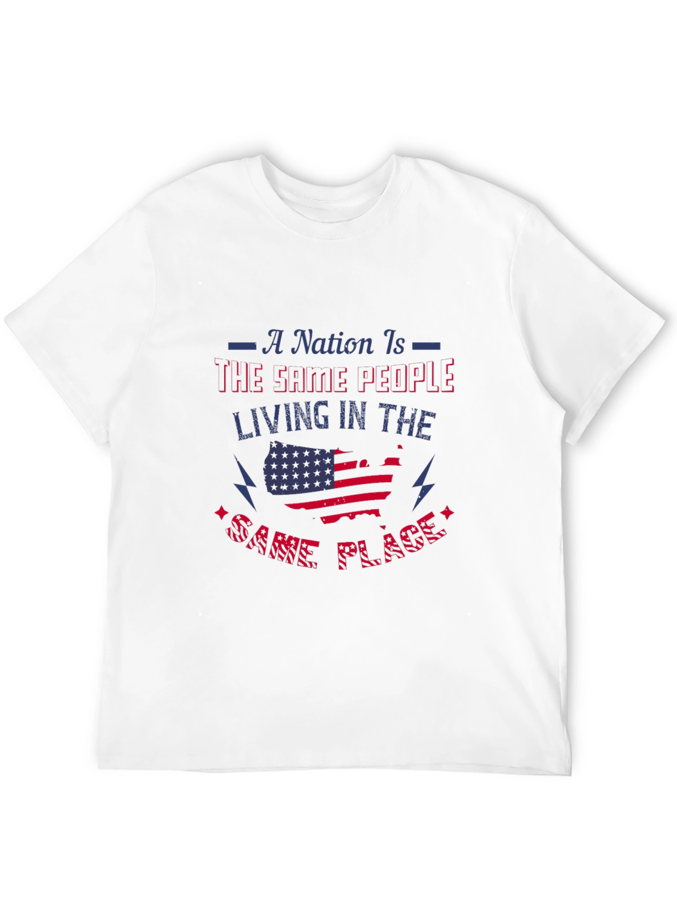 Patriotic Same People Graphic Tee