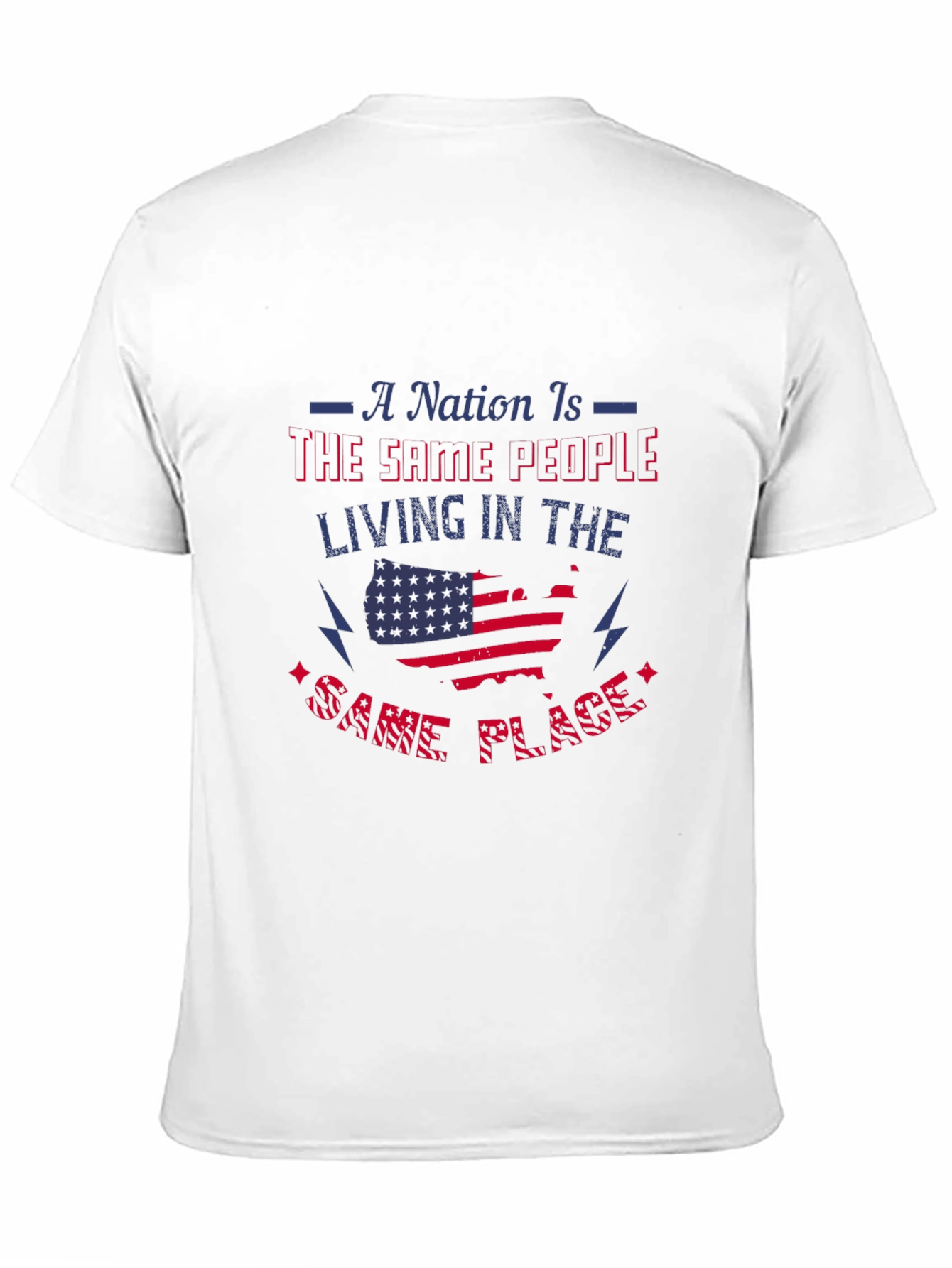 Patriotic Same People Graphic Tee