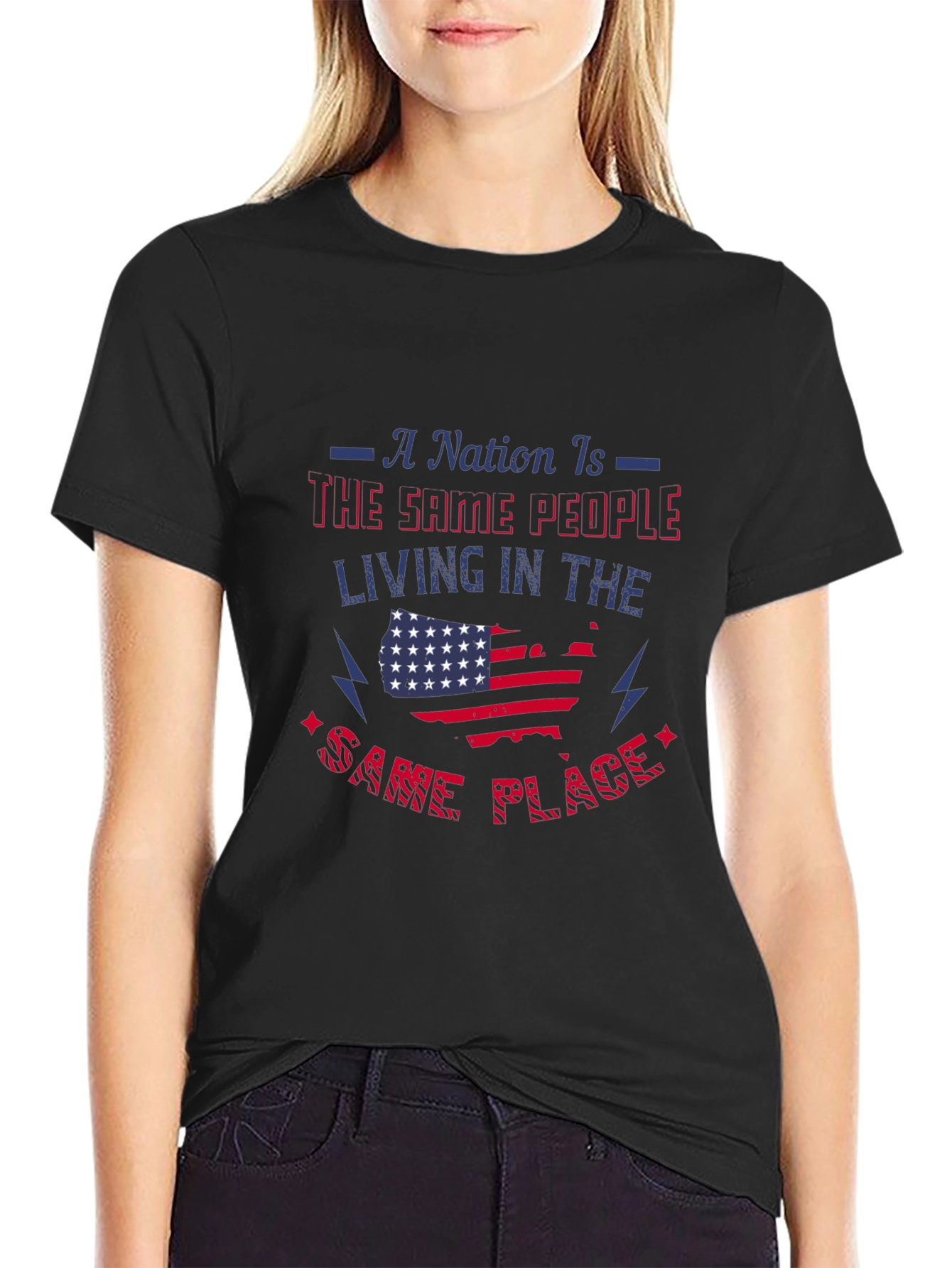 Patriotic Same People Graphic Tee
