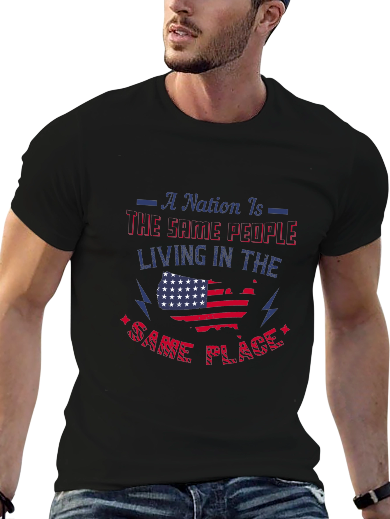 Patriotic Same People Graphic Tee