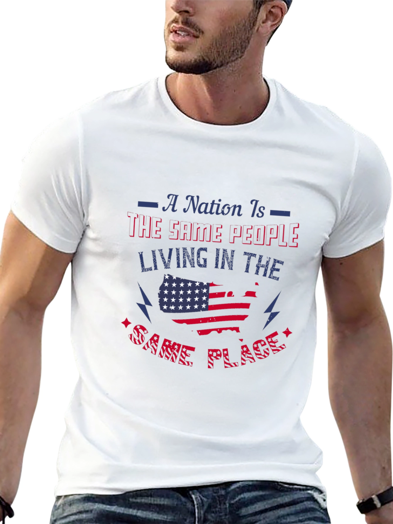 Patriotic Same People Graphic Tee