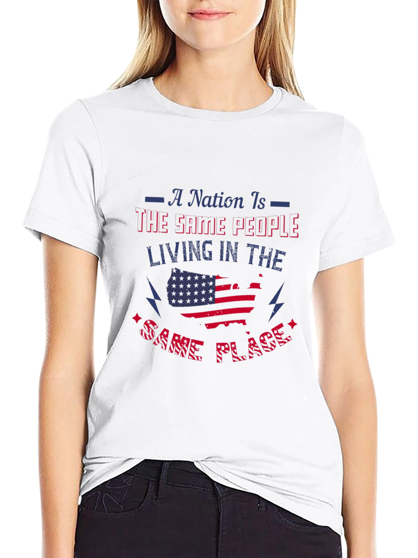 Patriotic Same People Graphic Tee