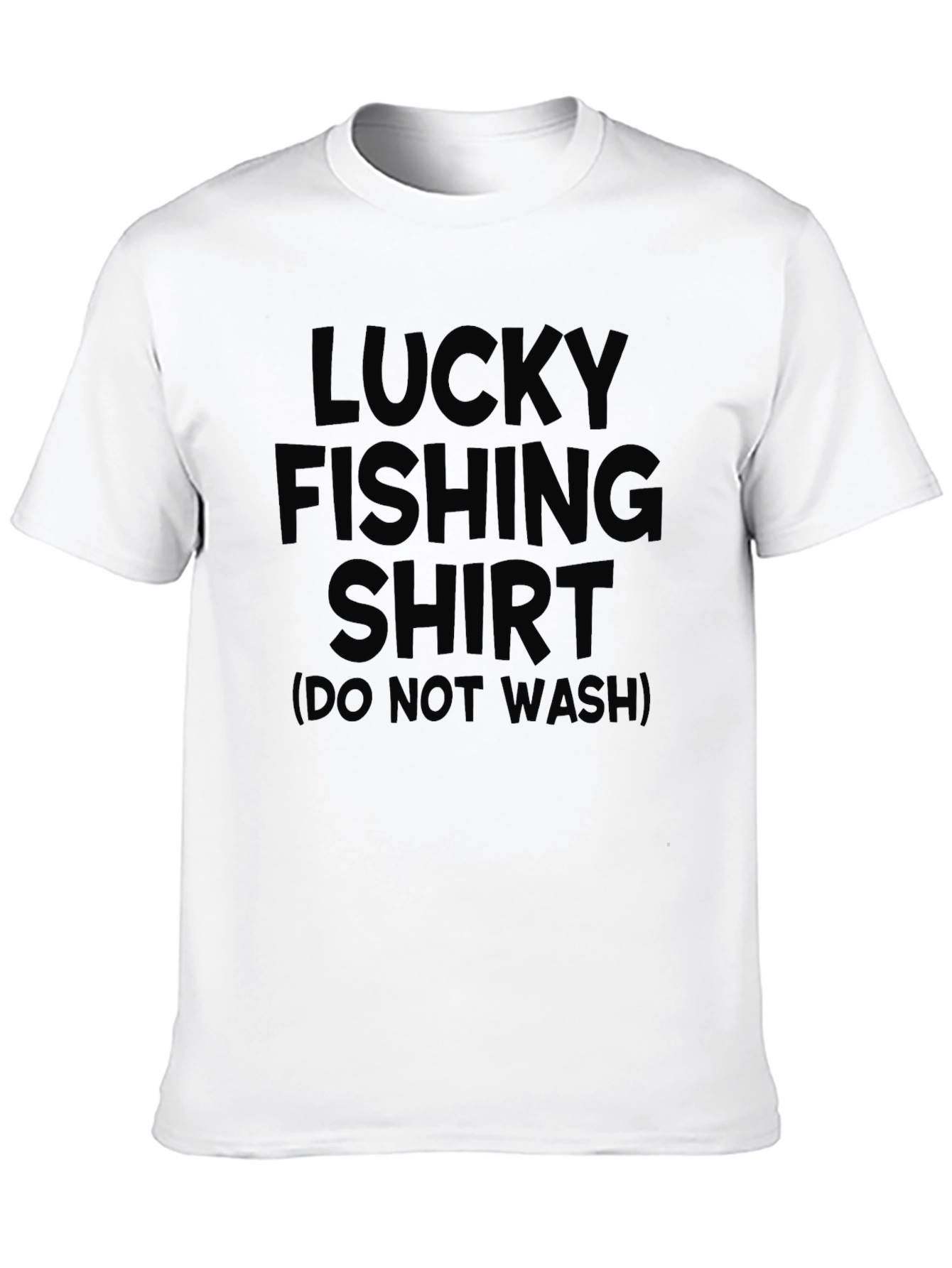 Lucky Fishing Shirt -  Humorous Mens Tee