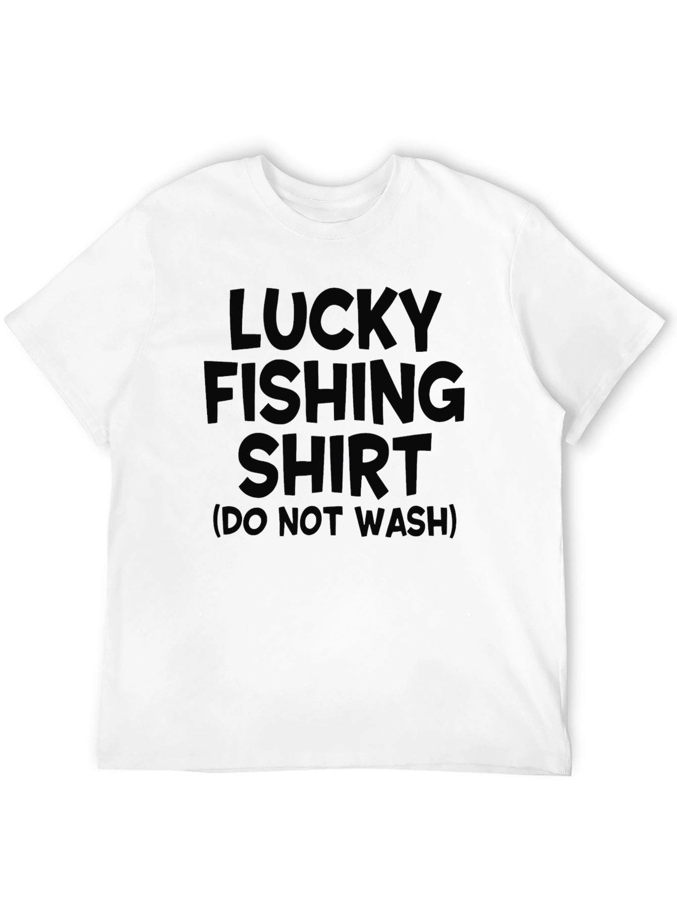 Lucky Fishing Shirt -  Humorous Mens Tee