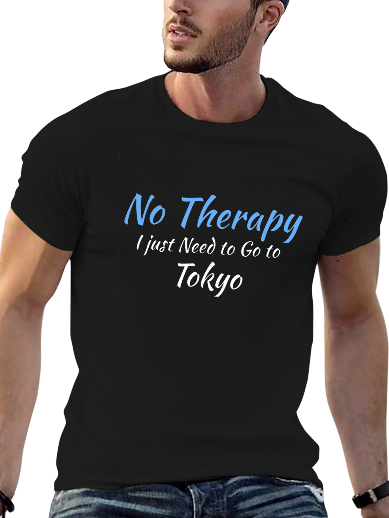 No Therapy Just Tokyo Graphic T-Shirt