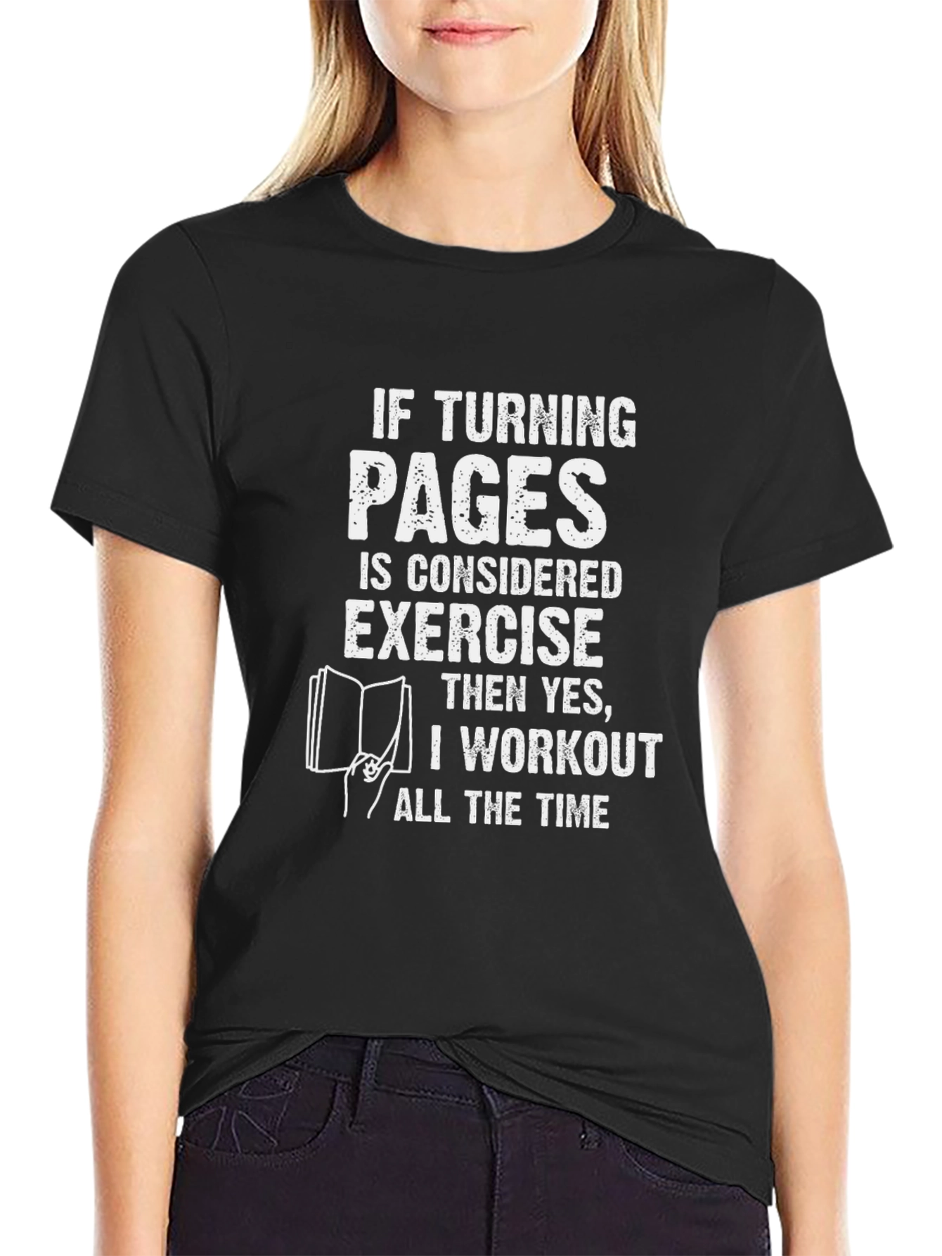 Funny Book Lover Workout T-Shirt